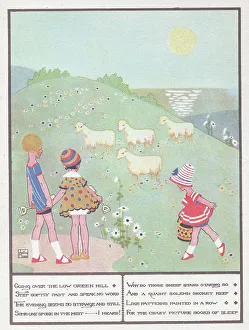 Joyce Prints: Children & Sheep