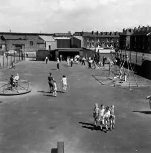 Children in Sheffield playground