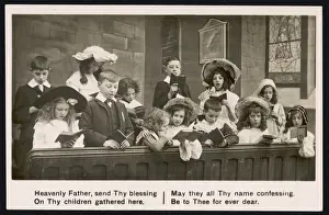 Children Sing in Church