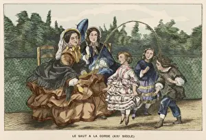 Children Skipping / 1850
