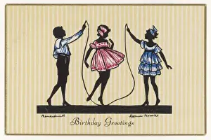 Children Skipping