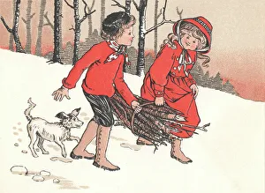 Children in the Snow