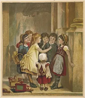 Children Talking C1880