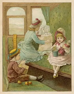 Children / Travelling / 1880