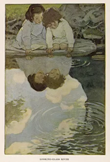 Images Dated 4th June 2016: Children - Water - Reflect