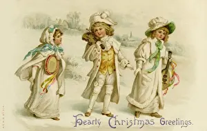 Children in winter attire