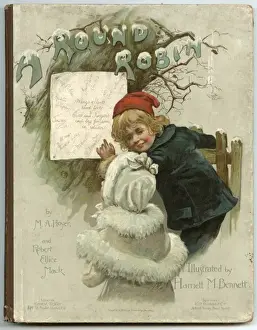 C1880 Prints: Children in Winter C1880
