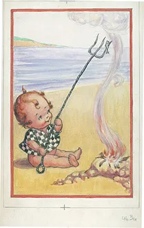 Children's - beach activities, bathing, fishing