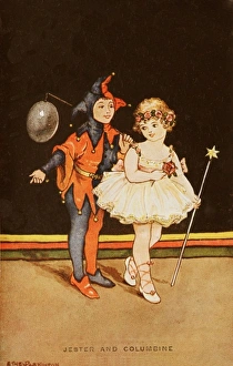 Images Dated 12th April 2008: Childrens Carnival - Jester and Columbine