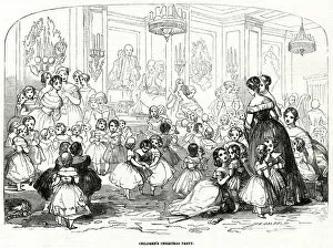 Images Dated 10th August 2018: Childrens Christmas party 1847