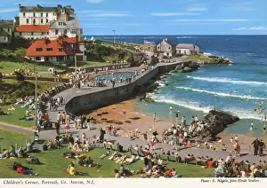 Portrush Prints: Childrens Corner, Portrush, Co. Antrim, N. I. by E. Nagele