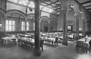 The childrens dining-hall at the Crossley and Porter Orphanage