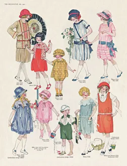 Delineator Prints: Children's Dresses