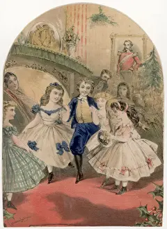 C1855 Prints: Childrens Party - circa 1855