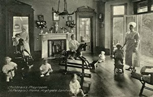 Pauper Gallery: Childrens Playroom, St Pelagias Home, Highgate