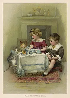 CHILDRENS TEA PARTY 19C