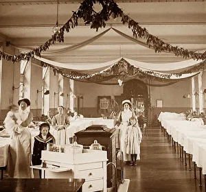 Childrens Ward at Christmas, Burnley Infirmary