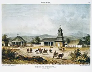 Coward Prints: Chile (1854). Valdivia. Mission of Daghllipulli
