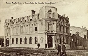 Images Dated 10th February 2012: Chile - Bank and Spanish Consulate - Punta Arenas
