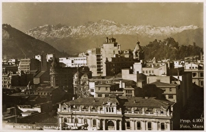 Andes Gallery: Chile - Santiago - Partial view over the rooftops