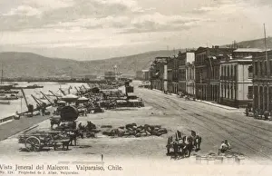 Chile - Valparaiso - View of Malecon