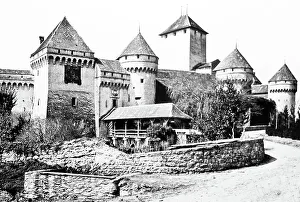 Chillon Prints: Chillon Castle, Switzerland, Victorian period