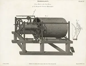 Hammers Prints: Chime engine in the clock room of St. Margaret s