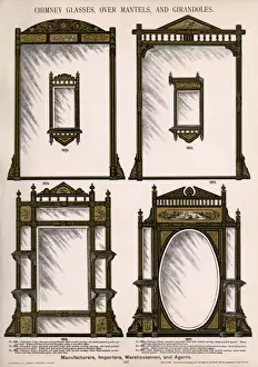 Rectangle Prints: Chimney glasses, over mantels, girandoles, Plate 197