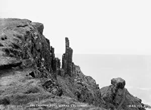 Eroded Collection: The Chimney Pots, Giants Causeway