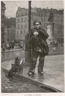 A chimney sweep