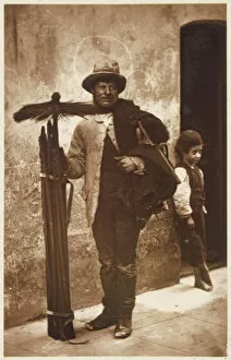 Chimney Sweep & Boy 1877