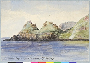 Images Dated 11th January 2011: Chimney Tops, from Giants Causeway