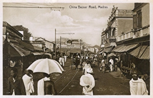 Images Dated 21st October 2016: China Bazaar Road, Madras, Tamil Nadu, India