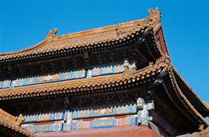 Qing Collection: China. Beijing. Forbidden City. Roof