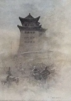 Sun Set Prints: CHINA. Beijing. Painting