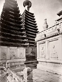 China c. 1880s - Chinese architecture