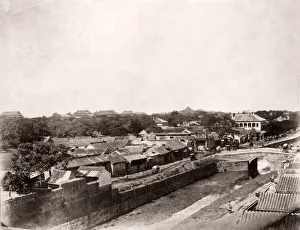 China c. 1880s - Peking Beijing, showing the British Legation