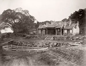 Topography Prints: China c. 1880s - view probably near Amoy Xiamen