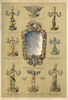 China Candelabra, Mirror and Centrepieces, Plate 65