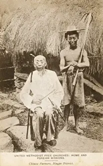 Grandson Prints: China - Chinese Farmers (one v. old) from the Ningpo District