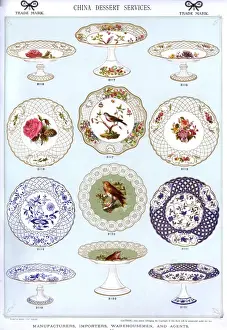 Dessert Prints: China Dessert Services, Plate 20