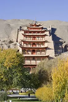 CHINA. Dunhuang. Mogao Caves. The Silk Road