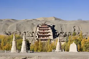 CHINA. Dunhuang. Mogao Caves. The Silk Road