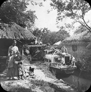 House Boat Prints: China - Foreign house-boat