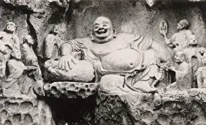 Retreat Prints: China - Hangchow (Hangzhou) - Lingyin Temple - Buddha