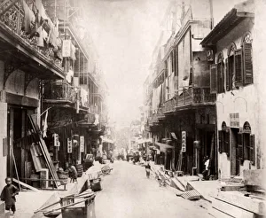 China - the Native Town Chinese quater of Hong Kong