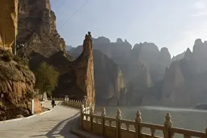 Kansu Prints: CHINA. NORTH WEST. The Silk Road. Binglingsi