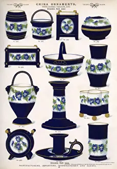 Candlestick Prints: China Ornaments with raised violets, Plate 69