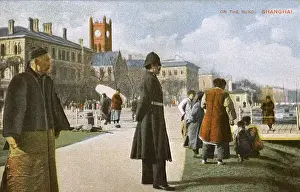 Zhongshan Prints: China - Shanghai - English Policeman on The Bund