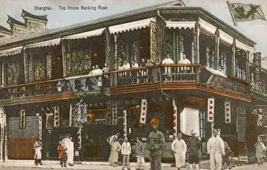 Nanking Prints: China - Shanghai - Nanjing Road - Tea House